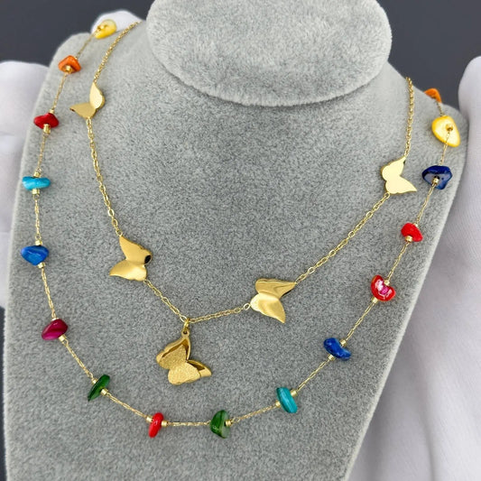 18K Gold Plated Necklace– Delta Jewel