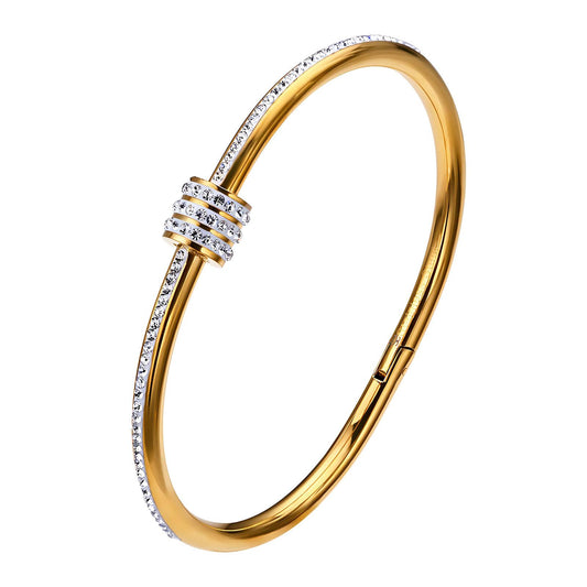 Stainless Steel Gold Plated Bracelet