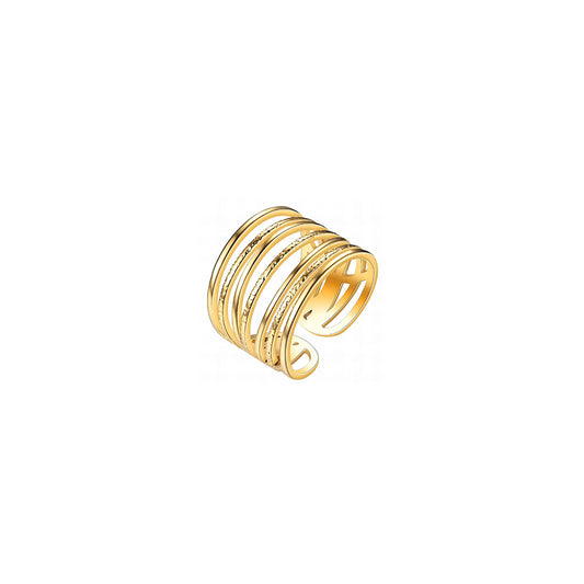 Amelia Radiant Ring on white background - Delta Jewel