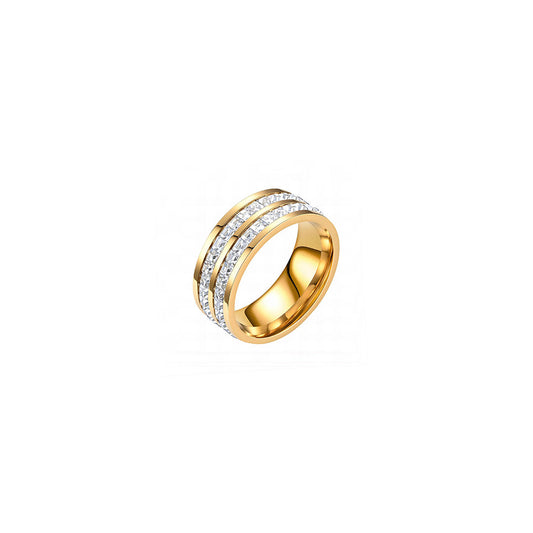 Evelyn Grace Ring on white background - Delta Jewel