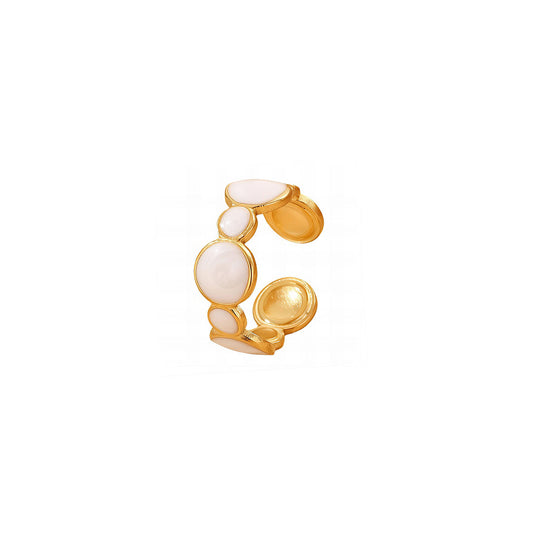 Hazel Spark Ring on white background - Delta Jewel