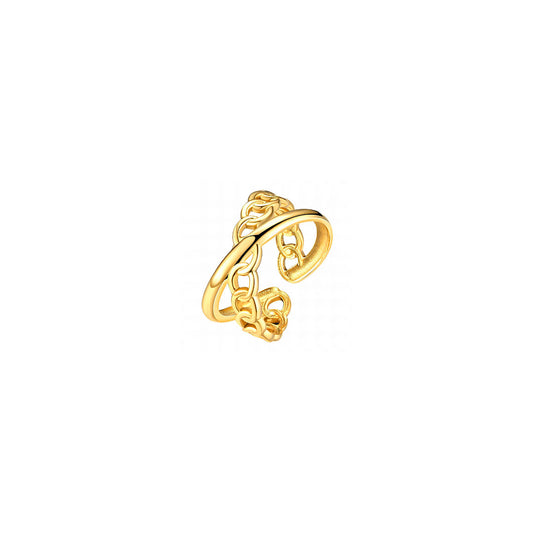 Juliette French Ring on white background - Delta Jewel