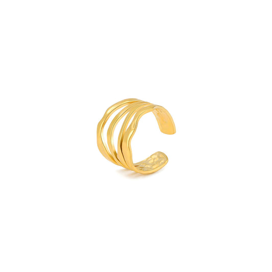 Mila Zircon Ring on white background - Delta Jewel