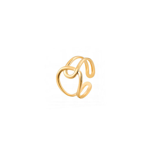 Seraphine Charm Ring on white background - Delta Jewel