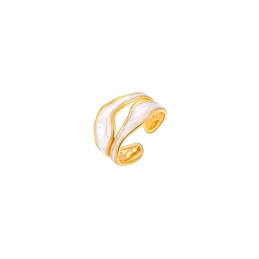 Serena Heart Ring on white background - Delta Jewel