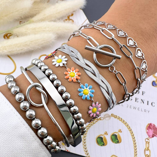 stainless steel gold bracelet​ – Delta Jewel
