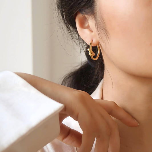 Rose Stylish Earrings Delta Jewel