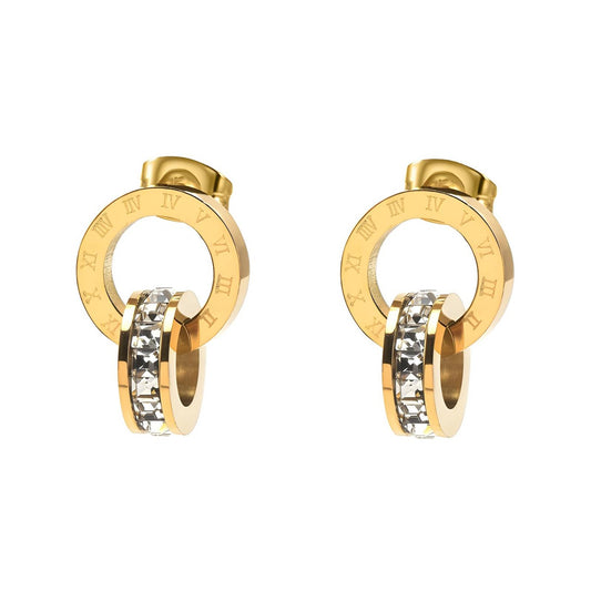 Gold Plated Stud Earrings