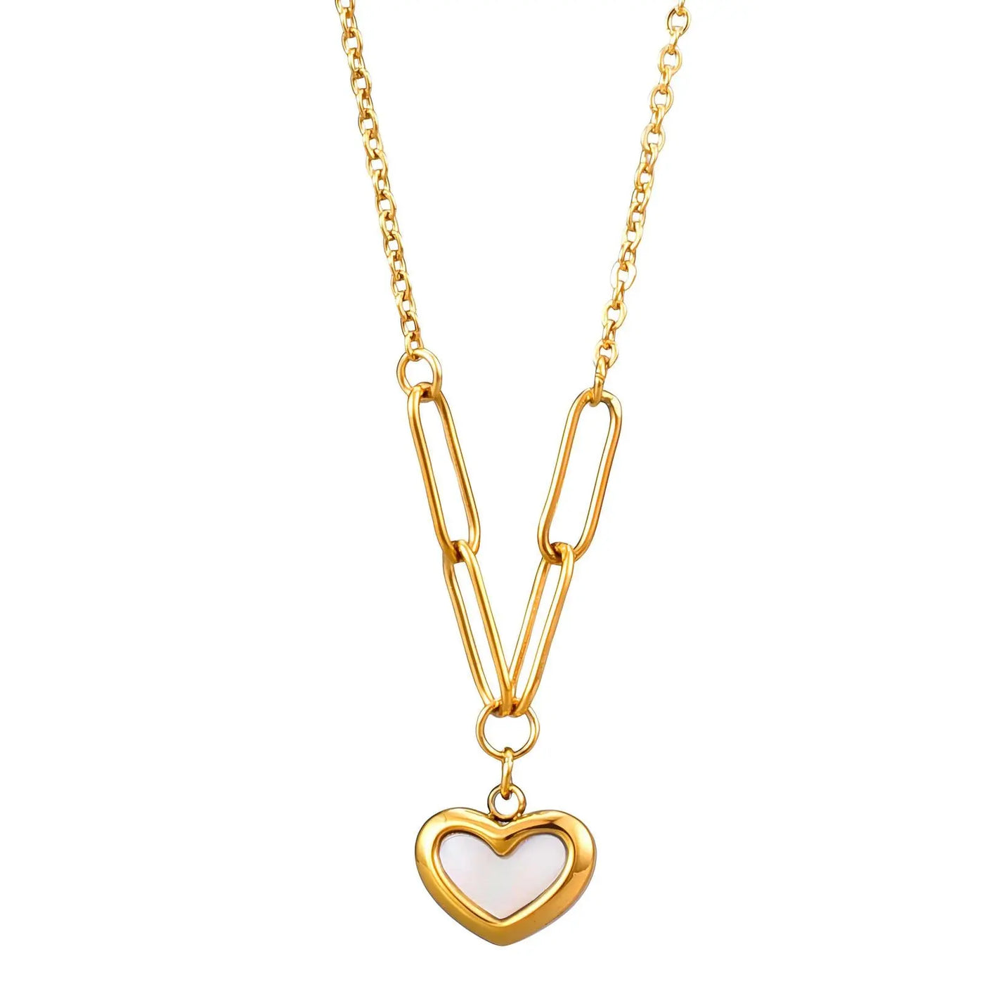 18K Gold Plated Stainless Steel Leaf Necklace - Nature-Inspired Jewelry Delta Jewel