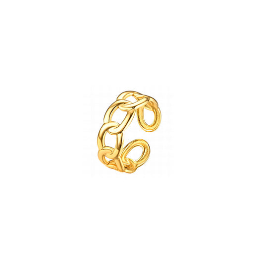 Delphine Shine Ring on white background - Delta Jewel