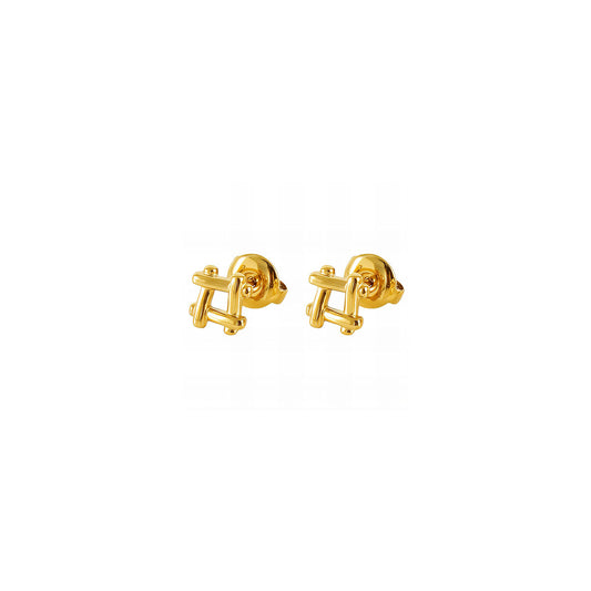 Evelyn Radiance Earrings on white background - Delta Jewel